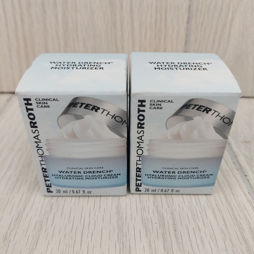 Peter Thomas Roth Water Drench Cloud Cream 2-Pack 0.67oz Hyaluronic Moisturizer